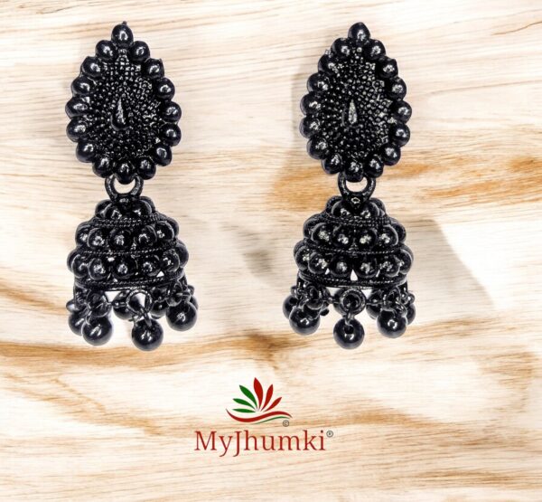 Oxidised Jhumka Earring For Women